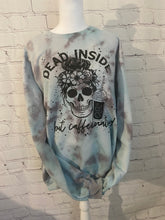 Load image into Gallery viewer, Dead inside but caffeinated sweatshirt