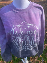 Load image into Gallery viewer, We are granddaughters of the witches you couldn’t burn fleece crew