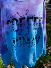 Load image into Gallery viewer, Half human half coffee fleece crew
